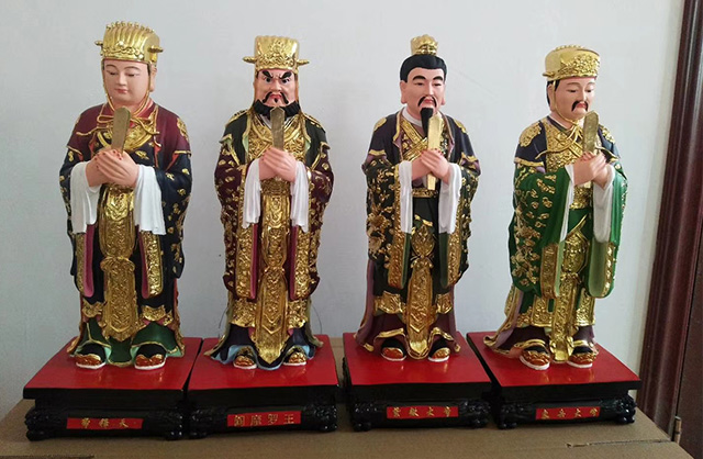 貼金彩繪四寶財(cái)神